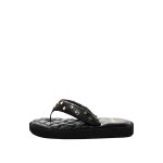 Charms Thong Sandals – black