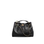 Shopping bag, Calfskin black