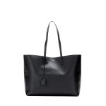 Shopping E/W leather tote bag