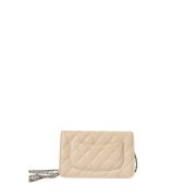 ⁦Chanel Wallet on Chain Caviar Skin Beige⁩ – תמונה ⁦3⁩
