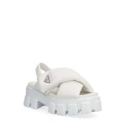 ⁦Prada Monolith Logo Plaque Platform Sandal⁩ – תמונה ⁦2⁩