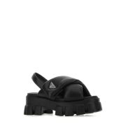 ⁦Prada Monolith Logo Plaque Platform Sandal⁩ – תמונה ⁦4⁩