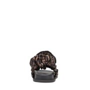 ⁦Fendi Feel Brown Satin Sandals⁩ – תמונה ⁦2⁩
