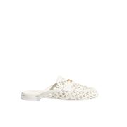 Mules -Lambskin White