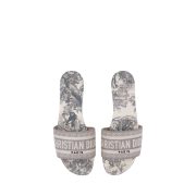 ⁦Dway Slide Gray Toile de Jouy Embroidered Cotton⁩ – תמונה ⁦3⁩