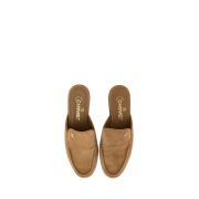⁦Suede Calfskin CC Mules⁩ – תמונה ⁦3⁩