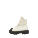 Chanel Black/Cream Combat Boots
