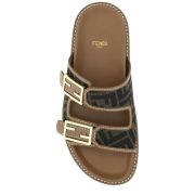 ⁦Fendi Logo Plaque Sandals⁩ – תמונה ⁦3⁩