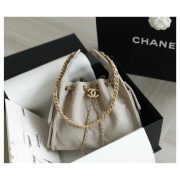 ⁦Chanel 25 Small Handbag gray⁩ – תמונה ⁦3⁩