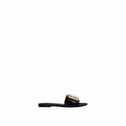 DG-logo leather sandals