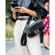 ⁦Baguette Black Leather⁩ – תמונה ⁦3⁩