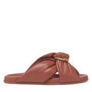 Sienna leather slides