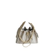 Chanel 25 Small Handbag gray