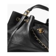 ⁦Shopping bag, Calfskin black⁩ – תמונה ⁦3⁩
