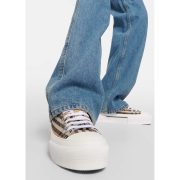 ⁦Burberry Check canvas sneakers⁩ – תמונה ⁦4⁩