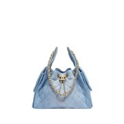 Chanel 25 Small Handbag blue