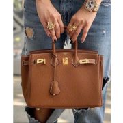 ⁦Birkin 25 Gold Togo Gold Hardware⁩ – תמונה ⁦2⁩