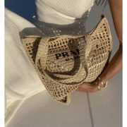 ⁦Raffia Tote Bag⁩ – תמונה ⁦4⁩