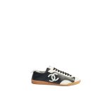 Calfskin & Embossed Suede Calfskin Black & White