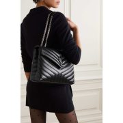 ⁦LOULOU LARGE CHAIN BAG WITH SLIVER⁩ – תמונה ⁦5⁩