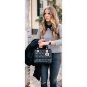 ⁦MEDIUM LADY DIOR BAG⁩ – תמונה ⁦5⁩