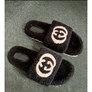 ⁦Shearling Flats Black⁩ – תמונה ⁦4⁩