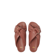 ⁦Sienna leather slides⁩ – תמונה ⁦3⁩
