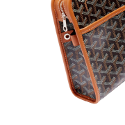 ⁦Jouvence MM Toiletry Bag Black & Tan⁩ – תמונה ⁦3⁩
