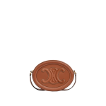 CROSSBODY OVAL PURSE CUIR TRIOMPHE