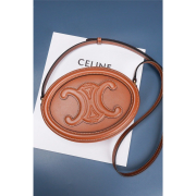 ⁦CROSSBODY OVAL PURSE CUIR TRIOMPHE⁩ – תמונה ⁦3⁩