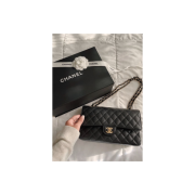 ⁦Medium Classic Double Flap Bag Caviar Skin⁩ – תמונה ⁦7⁩