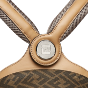 ⁦Fendi Diagonal Fendi Chiodo Medium Brown⁩ – תמונה ⁦4⁩