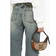 ⁦Ophidia mini Jumbo-GG canvas bag⁩ – תמונה ⁦2⁩