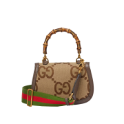 ⁦Gucci Bamboo 1947 jumbo GG bag⁩ – תמונה ⁦3⁩