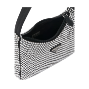 ⁦Satin mini-bag with crystals⁩ – תמונה ⁦2⁩