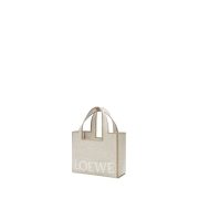 ⁦Small LOEWE Font tote in jacquard canvas⁩ – תמונה ⁦6⁩