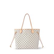 Never Full MM Damier Azur Beige