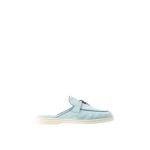 Babouche Charms Walk Loafers Light Blue