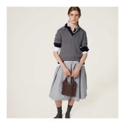 ⁦Ivy leather handbag-dark⁩ – תמונה ⁦6⁩