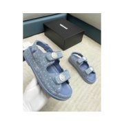 ⁦blue Printed Denim C Sandals⁩ – תמונה ⁦2⁩