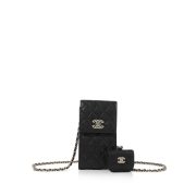 CC Phone Clutch with Pouch Gold Hardware