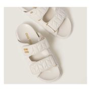 ⁦Nappa leather Slippers- white⁩ – תמונה ⁦2⁩