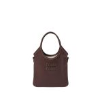 Ivy leather handbag-dark