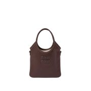 Ivy leather handbag-dark