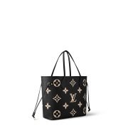 ⁦Neverfull MM BLACK BEIGE⁩ – תמונה ⁦4⁩