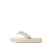 Charms Thong Sandals – White