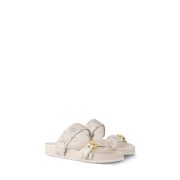 ⁦Bom Dia Flat Comfort Mule White⁩ – תמונה ⁦4⁩