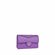 ⁦Medium Classic Double Flap Bag Lamb skin⁩ – תמונה ⁦6⁩
