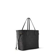 ⁦Neverfull MM BLACK LEATHER⁩ – תמונה ⁦3⁩