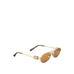 MIU MIU Oval-frame gold